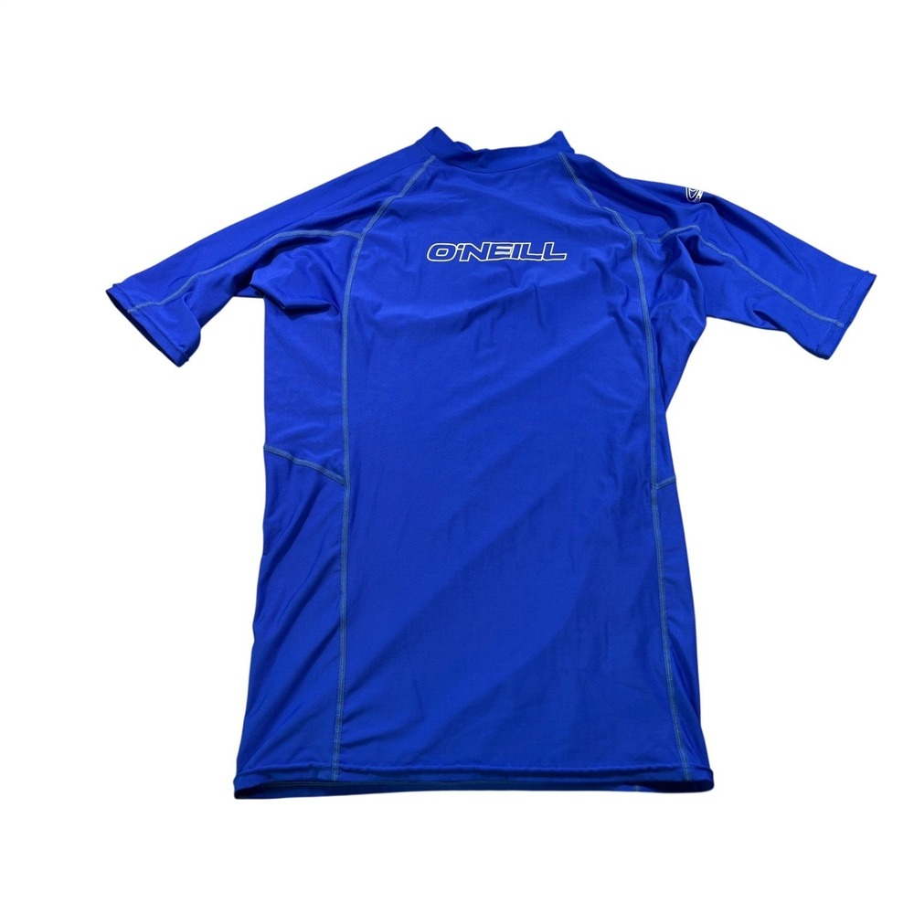 O'Neill Blue Short Sleeve Rash Guard Swim Surf Shirt UPF Size 2XL